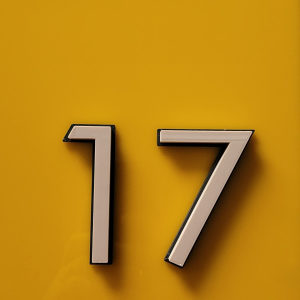 Kućni broj Model 17