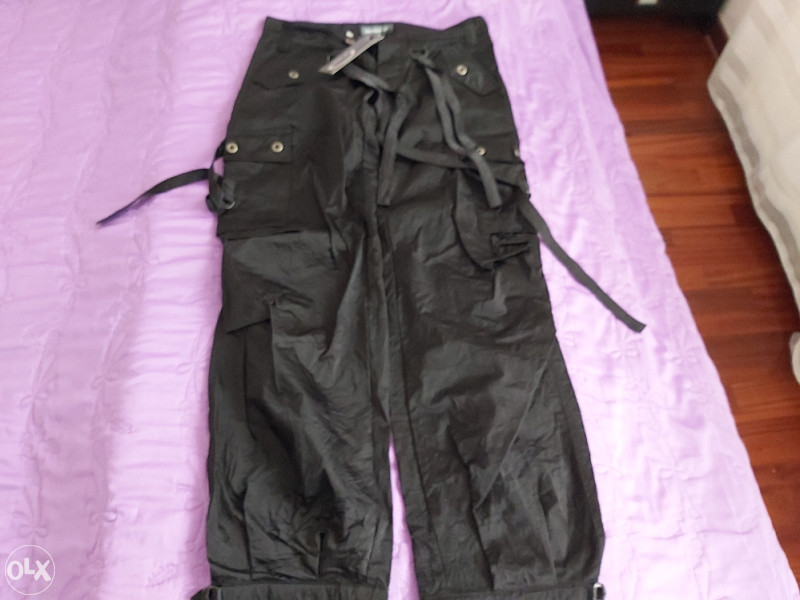 UNIVERZALNE CARGO HLACE CRNE vel.L