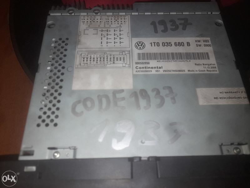 Rns 510 Rcd 510 navigacija touch schren
