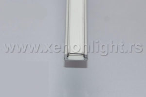 Profil aluminijski tip 02 nadgradni plitkil SIVI SET