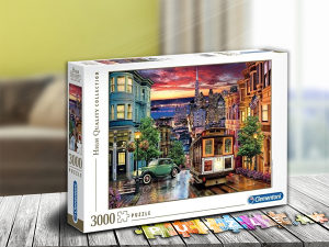 Puzzle - San Francisco, panorama | 3000 komada