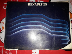 Renault 25 Korisnicko Upustvo