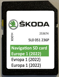 SKODA EUROPA 1 SD kartica 32GB 2022/2023 5L0051236P