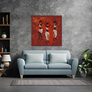 Canvas slika - Afrički motivi, Tradicionalni ples