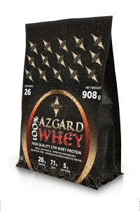 Whey Protein Azgard 100% Caramel 908g Proteini