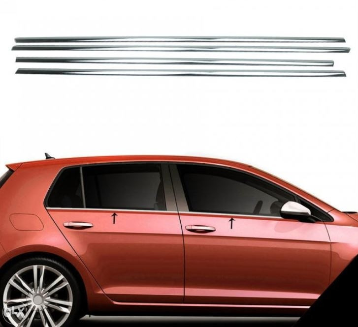 VW Golf 7 VII MK7 chrome krom lajsne vrata prozora SET