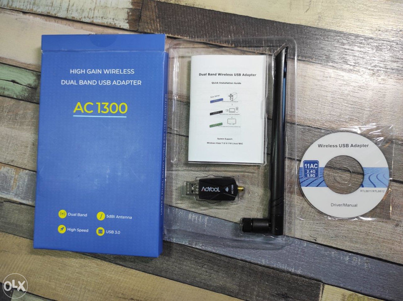 Aoyool AC1300 WLAN USB 3.0 adapter/antena