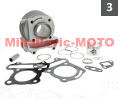 Cilindar za skuter 4t 50cc gy6 39x13 VINI MPC