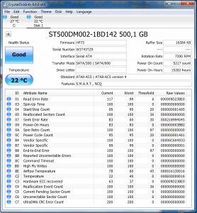 Seagate 500GB HDD Hard Disk 3.5" ST500DM002-1BD142