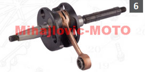 Radilica za skuter 2t yamaha 50cc 10mm