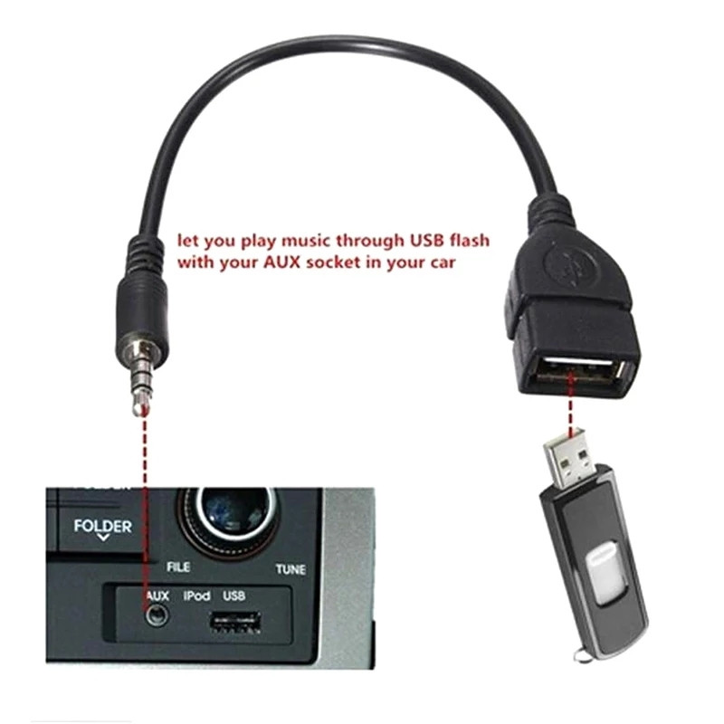 Aux USB mp3 auto adapter - FM transmiteri 