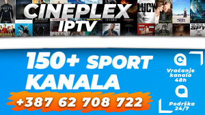Cineplex IPTV - 150+ SPORT KANALA