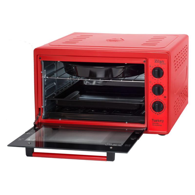 Mini pećnica Zilan ZLN5320/RD 32 l 1300 W crvena
