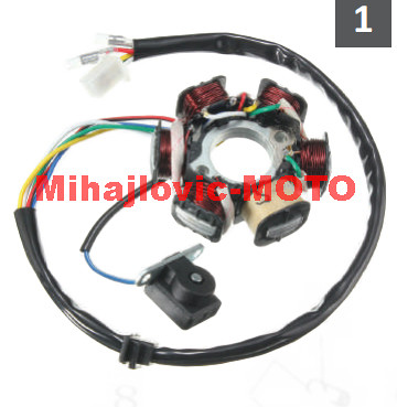 Namotaji za skuter 5+1 4t gy6 50cc VPC