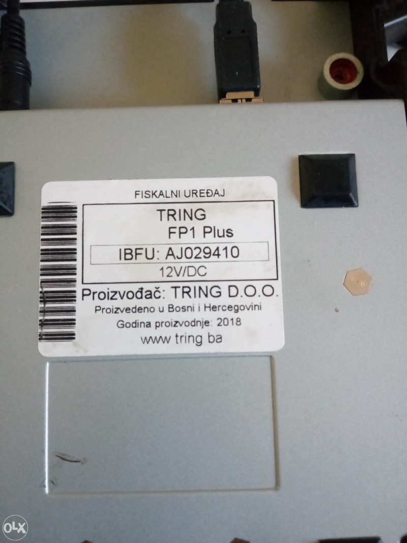 Fiskalni uređaj-kasa Tring FP1 Plus - Kase i POS oprema - OLX.ba