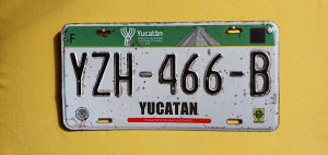 Stare tablice tablica MEXICO - YUCATAN