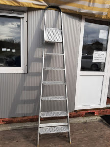 Ljestve merdevine lotre ALUMINIJSKE 6+1
