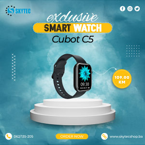 Pametni sat CUBOT C5 crni