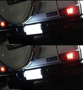 Mercedes LED osvjetljenje tablica