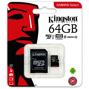 KINGSTON MEMORIJSKA KARTICA SD MICRO 64GB CLASS 10
