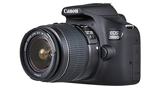 Fotoaparat DSLR Canon 18-55IS EOS 2000D torba i kartica