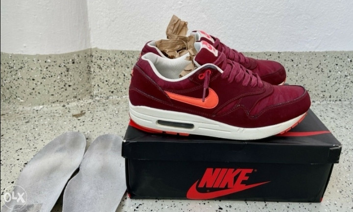 nike air max 1 jacquard atomic red