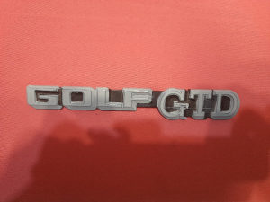 Golf 2 GTD znak