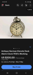 Njemacki sat iz 1930 tih godina