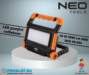 NEO LED punjivi reflektor 30 W 3000 Lm SMD 99-064