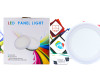 LED panel 18W + 6W ugradbeni okrugli plava + bijela