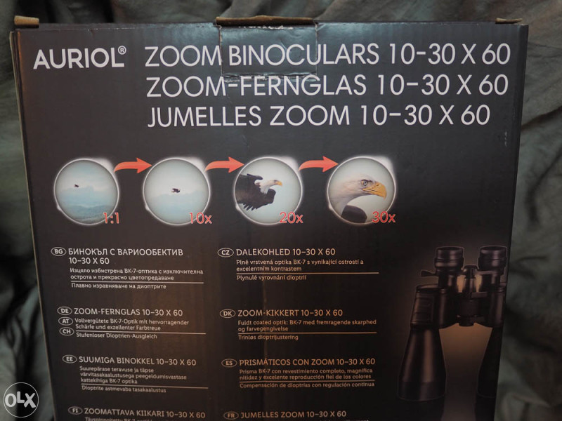Dalekozor, dvogled AURIOL dalekozor, 10-30 x 60 - Dvogledi