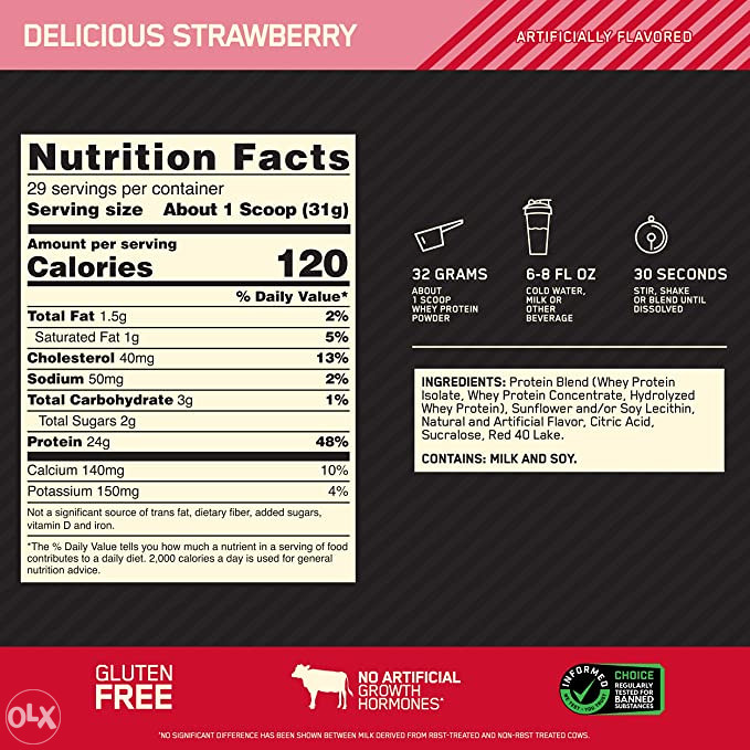 ON Gold Standard 450 g Whey Protein Jagoda Proteini
