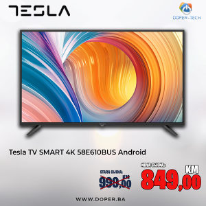 TV Tesla 58E610BUS 58'' 4K UHD SMART Android