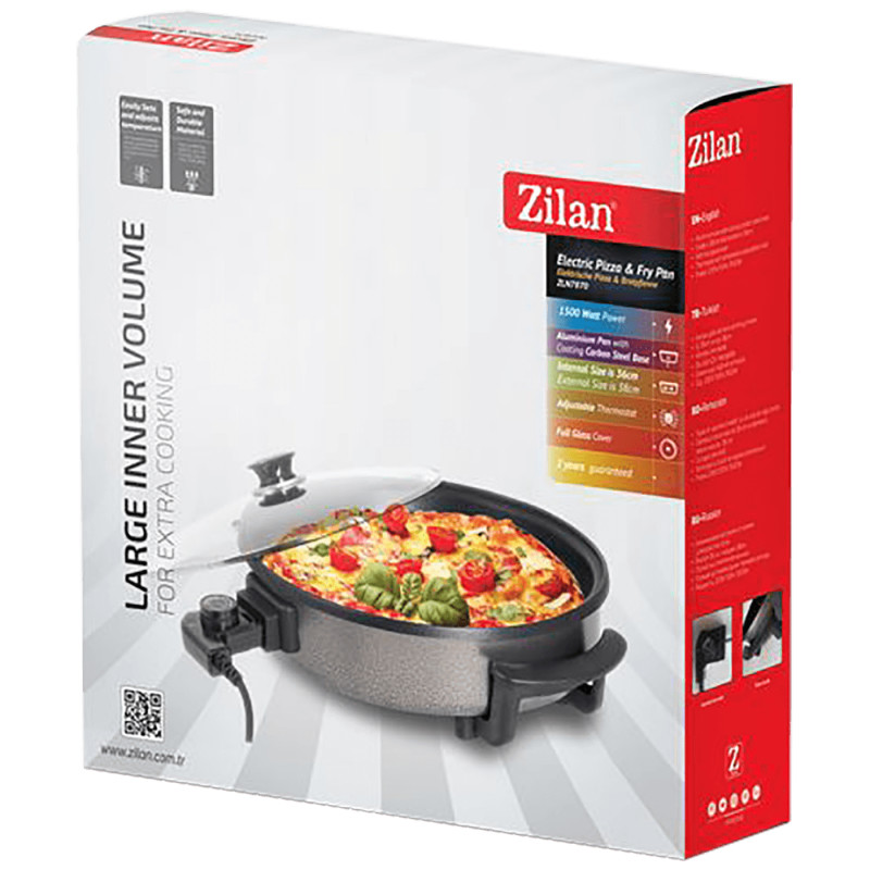 Zilan ZLN7870, Pizza pekač, promjer 36 cm / 38 cm, 1500 W