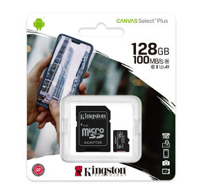 Micro SD 128 GB Kingston CanvasSelect