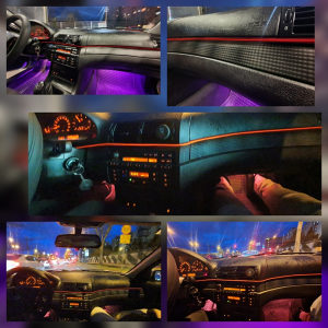 RGB ambijentalno ambient osvjetljenje za auto led