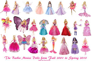Barbie lutke iz filmova/movie dolls