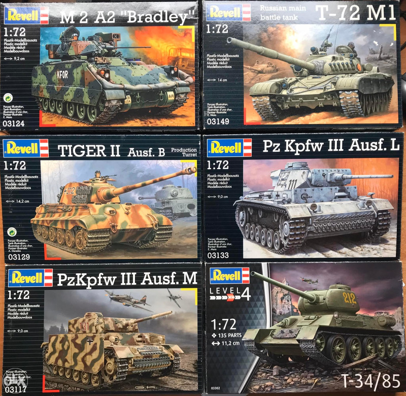 Revell makete - tenkovi 1:72