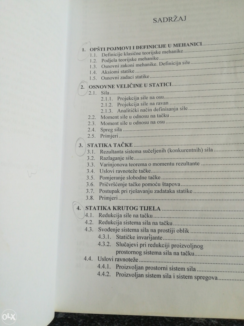 Mehanika 1 - Statika - Hazim Mujcic Nina Terzic