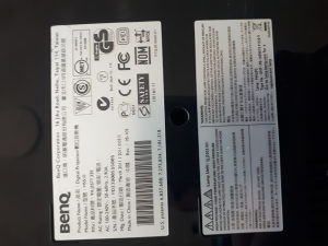 Benq projektor MS510 - lampa potrosena