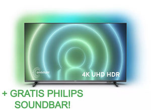 Philips LED TV, 4K UHD,55PUS7906/12 + GRATIS SOUNDBAR