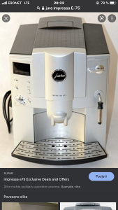Kafe Aparat Jure Impressa E75 - Tehnika 