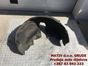 Zaštita obloga točka zadnja LIJEVA Audi A8 4H D4 2013