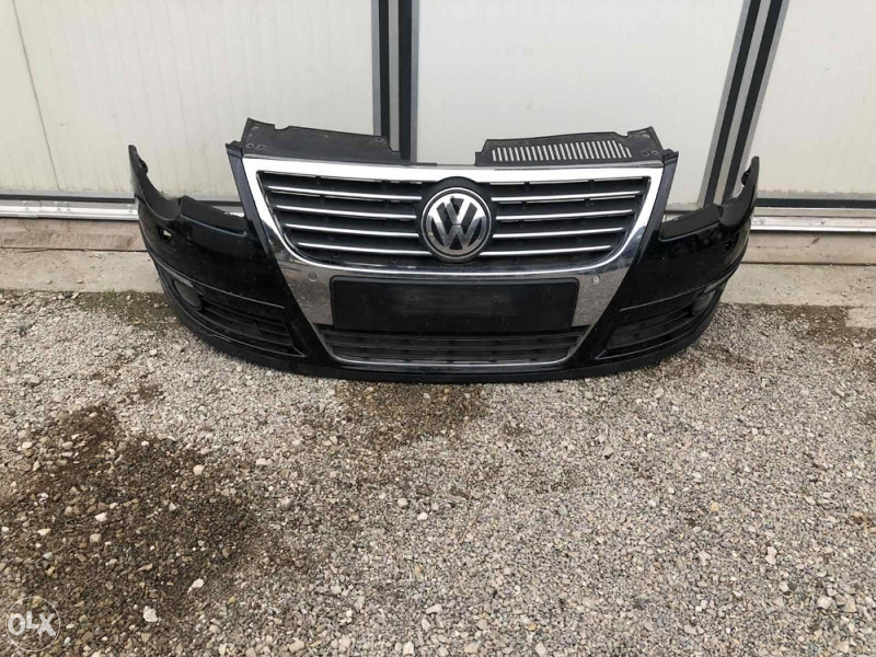 Prednji branik za Passat 6 Pasat karambolka crni crna