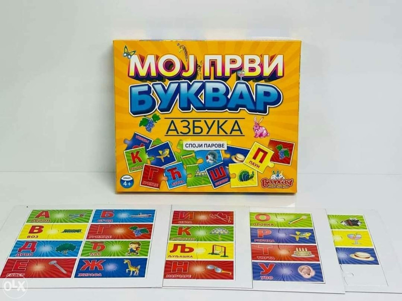 IGRAČKA Moj prvi bukvar azbuka IGRAČKE ZA DJECU
