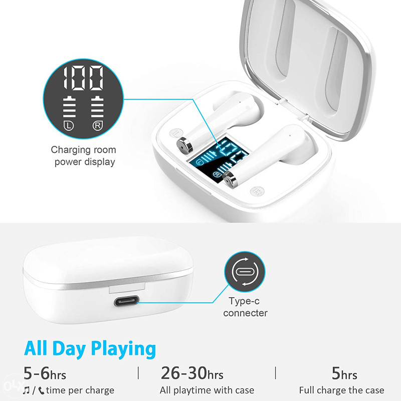 AMZLIFE F50 Bluetooth 5.0 slušalice, USB type C