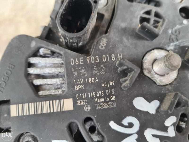 Alternator 180A 06E903018H Audi A6 4F benzin 2.8 3.2 be