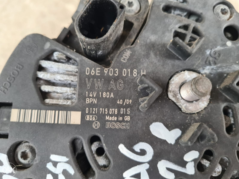 Alternator 180A 06E903018H Audi A6 4F benzin 2.8 3.2 be