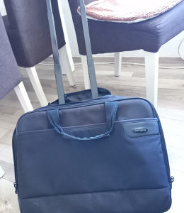 SAMSONITE torba za laptop s kotačima 45x35x18 cm, crna