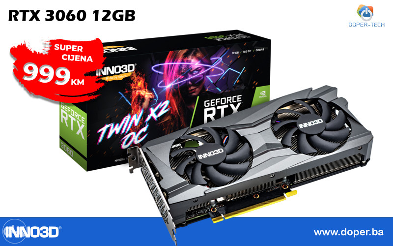 Grafička Kartica Rtx 3060 Cijena Grafička Kartica Nvidia RTX 3060 - Main Image